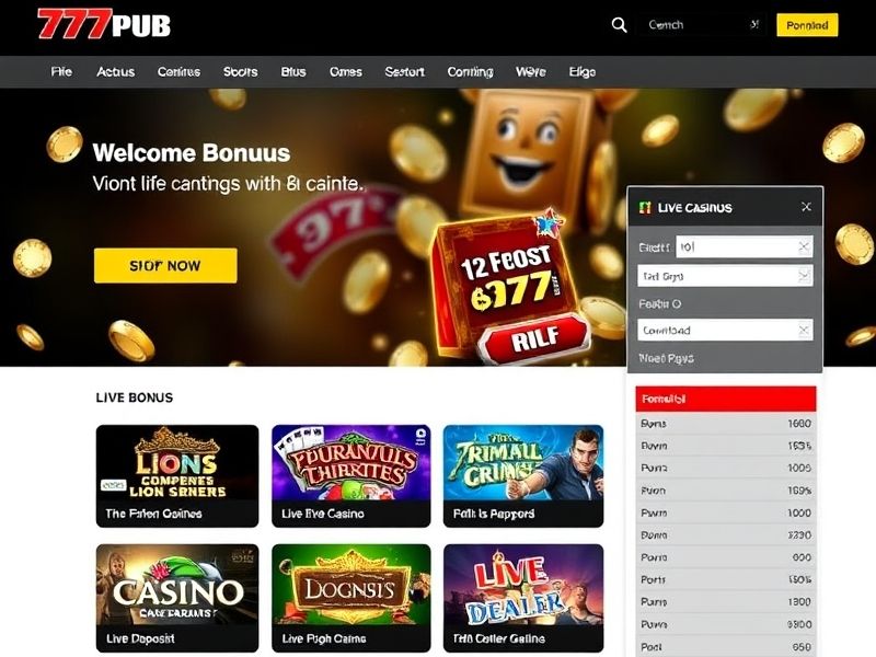 Welcome to 777pub.com/download, your official gateway to the most trusted online casino platform. Explore Slots, table games, and exclusive bonuses by downloading today.