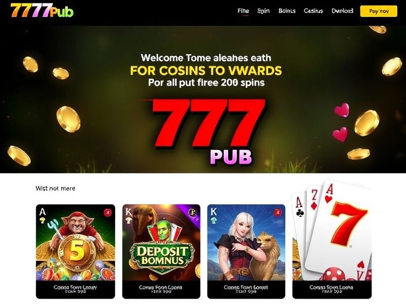 Welcome to 777pub.com/download, your official gateway to the most trusted online casino platform. Explore Slots, table games, and exclusive bonuses by downloading today.